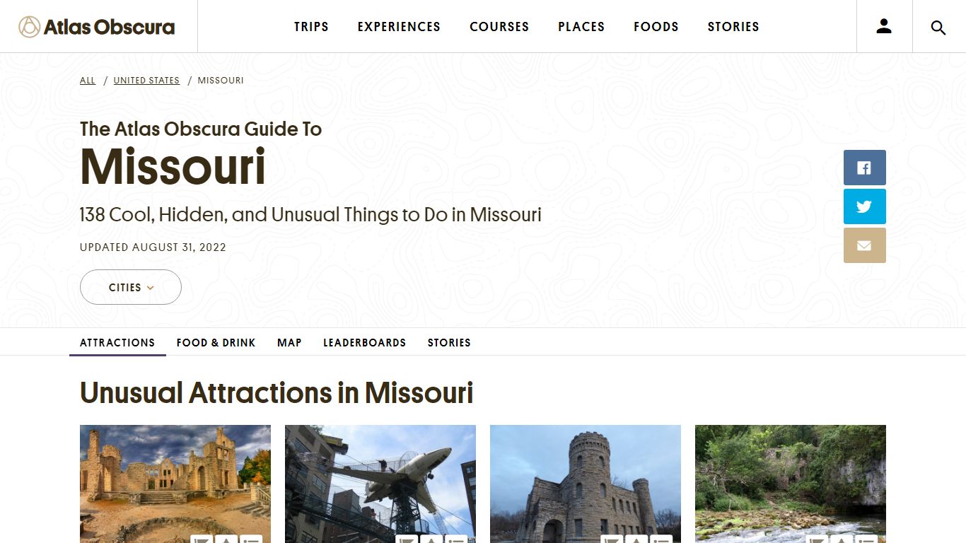 129 Cool and Unusual Things to Do in Missouri - Atlas Obscura